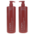 L'ANZA Healing ColorCare Hibiscus Vibrancy Complex Shampoo 32 oz & Conditioner 32 oz Combo Pack