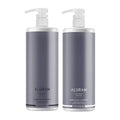 ALURAM MOISTURIZING Shampoo & Conditioner (33.8 oz LITER DUO SET KIT) Coconut Water Based | for Medium to Coarse Textured Hair